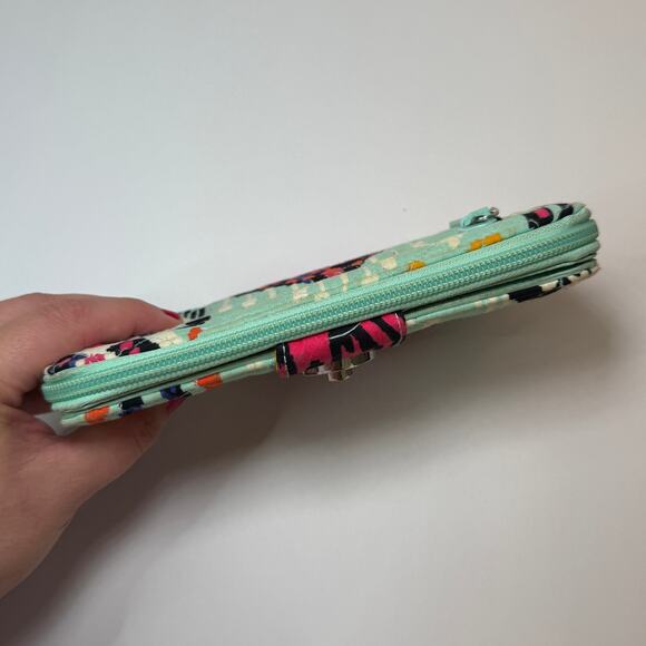 Vera Bradley Pueblo Aztec Print Turnlock Wallet - Picture 4 of 6